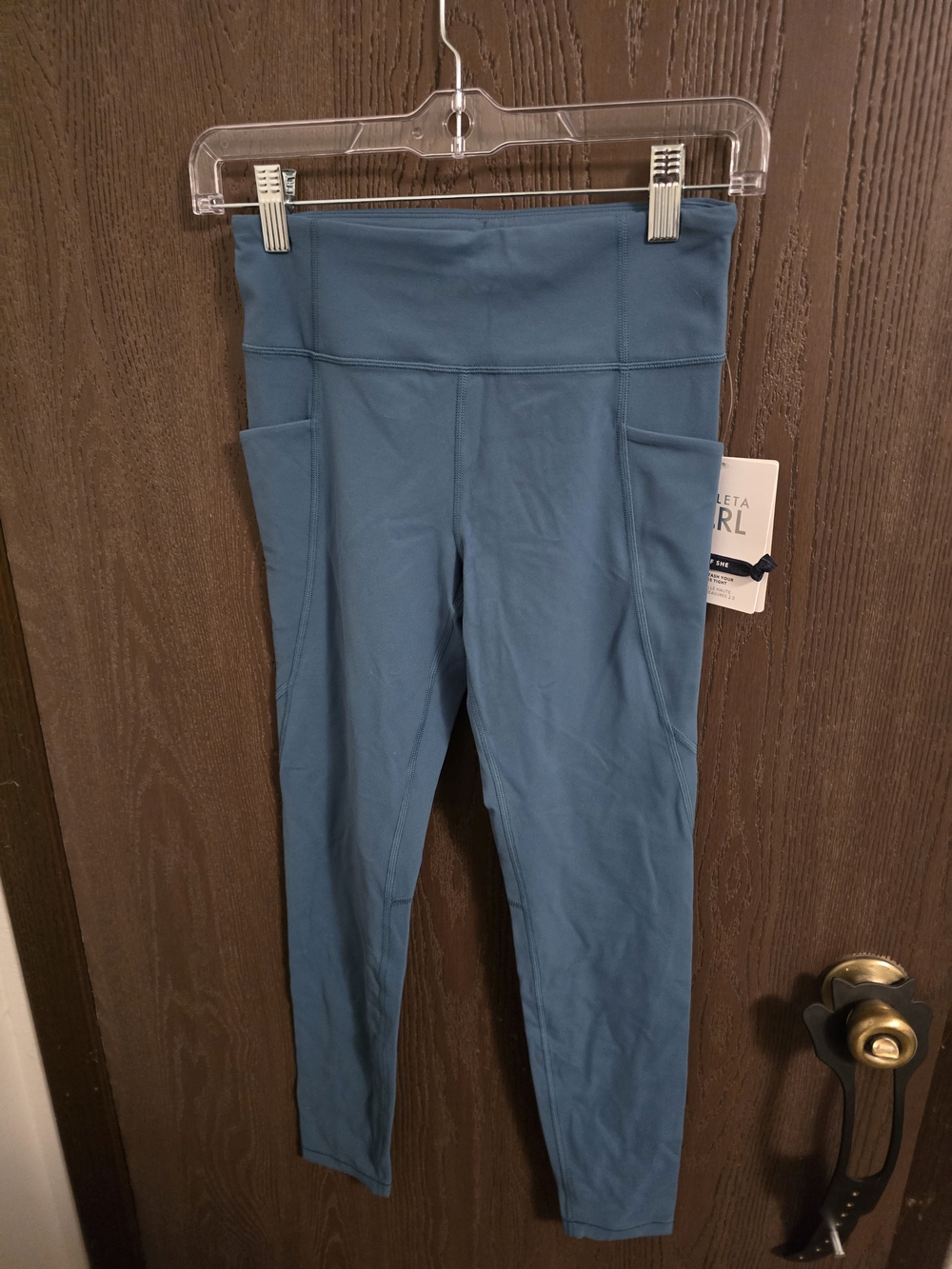 Athleta Girl High-Rise Leggings in Teal Blue